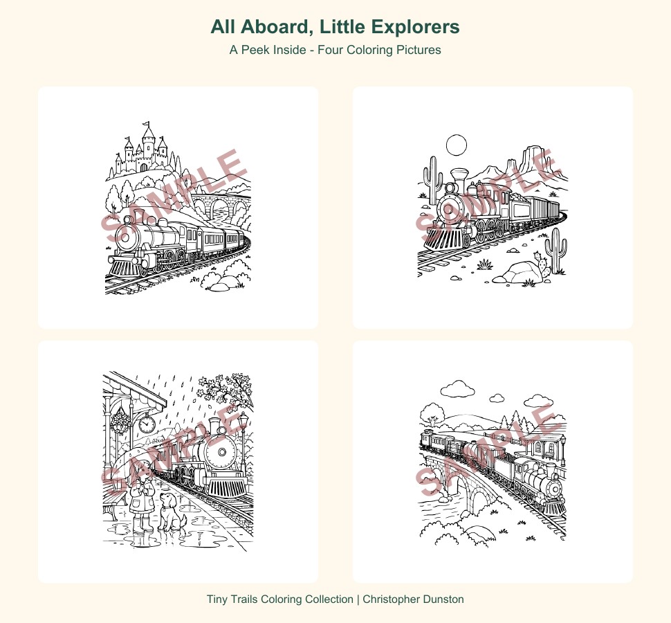 All Aboard, Little Explorers SAMPLE collage 2