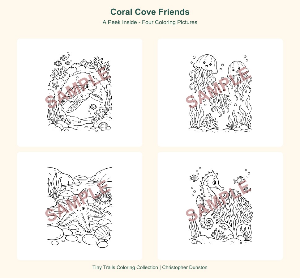 Coral Cove Friends SAMPLE collage 1