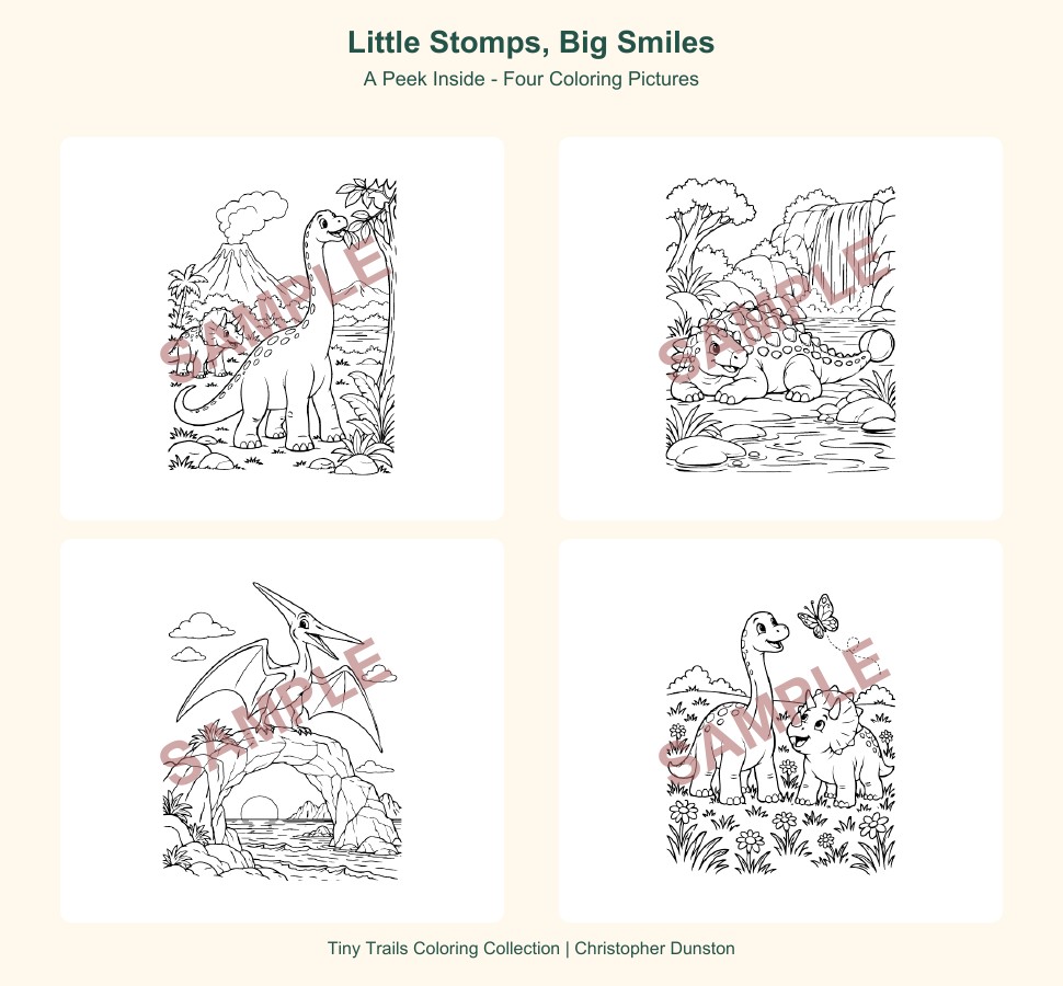 Little Stomps, Big Smiles SAMPLE collage 1
