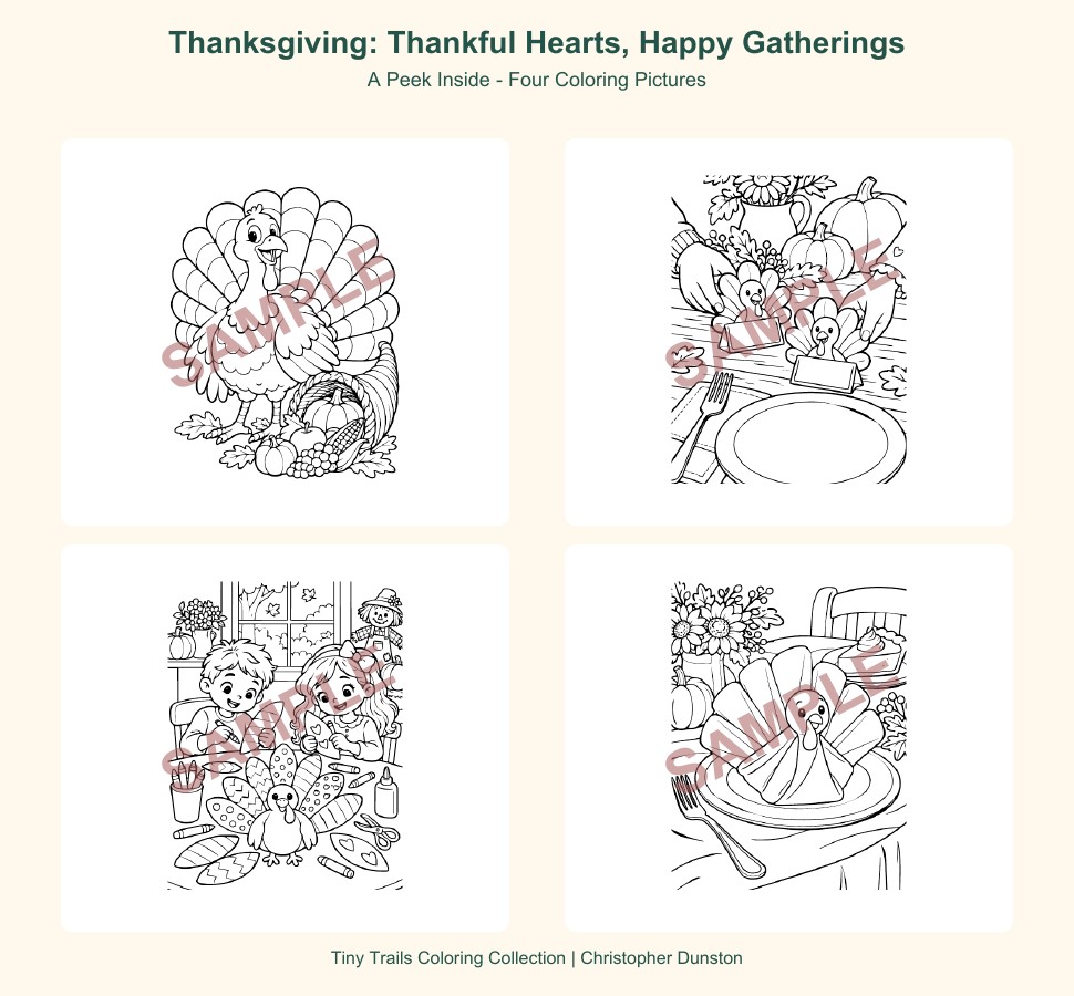 Thanksgiving: Thankful Hearts, Happy Gatherings SAMPLE collage 1