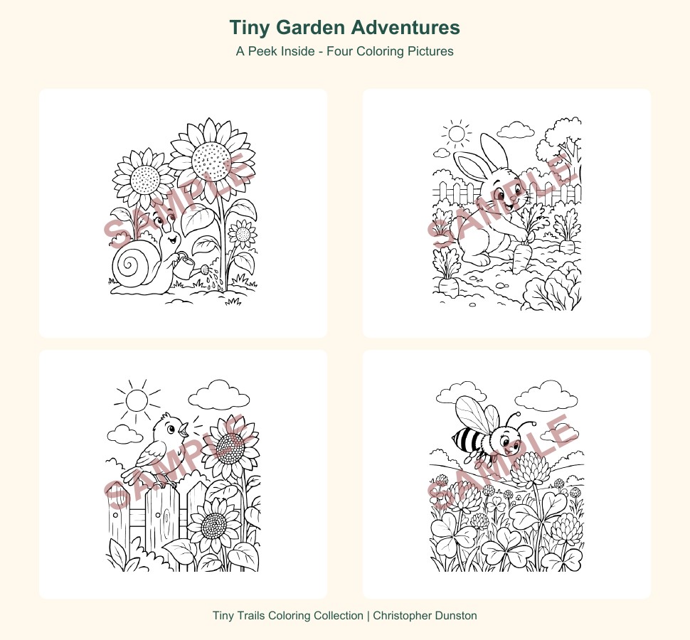 Tiny Garden Adventures SAMPLE collage 1